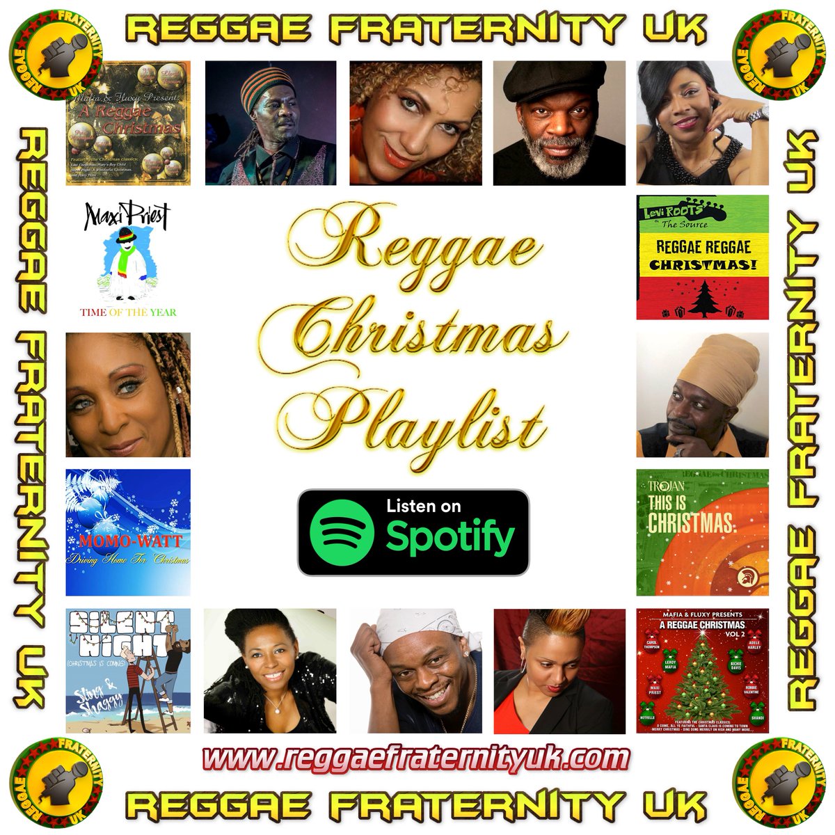 regfraternityuk's tweet image. Season’s Greetings. Check out the Reggae Fraternity UK, Reggae Christmas Playlist which features some fantastic traditional festive songs and some amazing originals by UK based artists. Listen to the full playlist here on Spotify &amp;gt;&amp;gt; open.spotify.com/playlist/7rn7z…