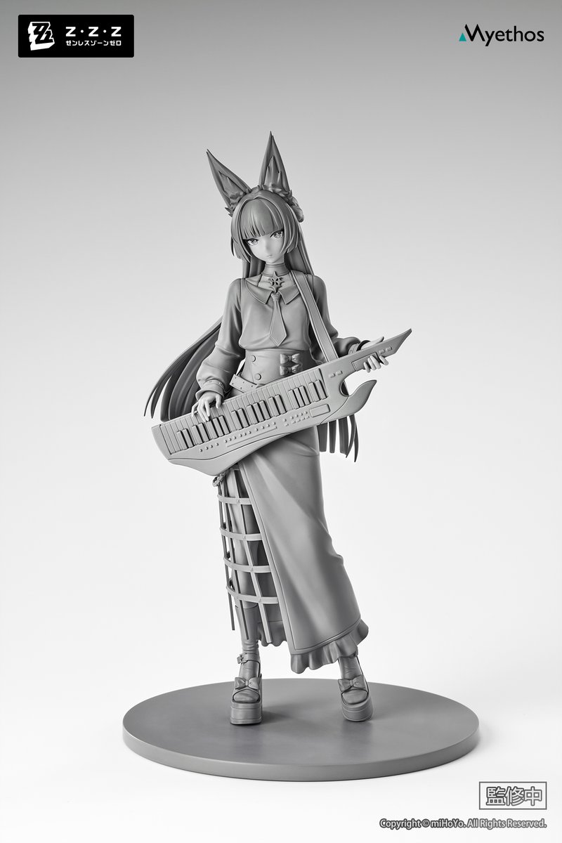 Myethos reveals the unpainted prototype sample for the figure