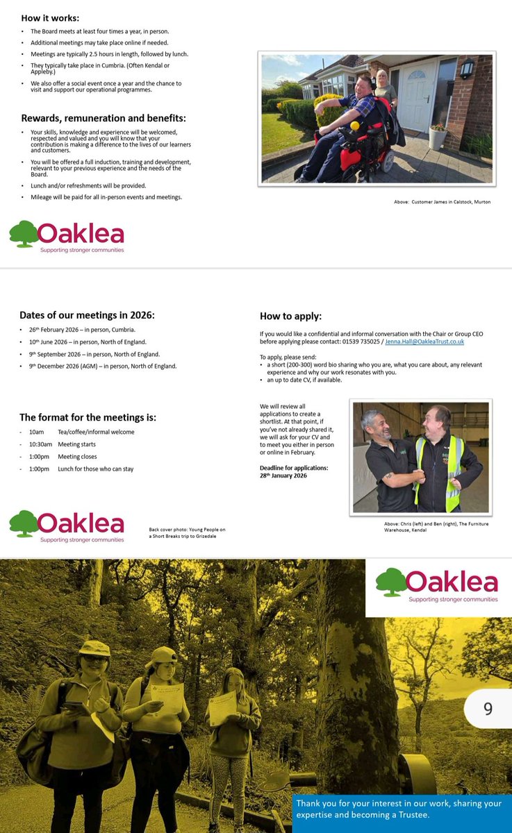 Oaklea Trust tweet media