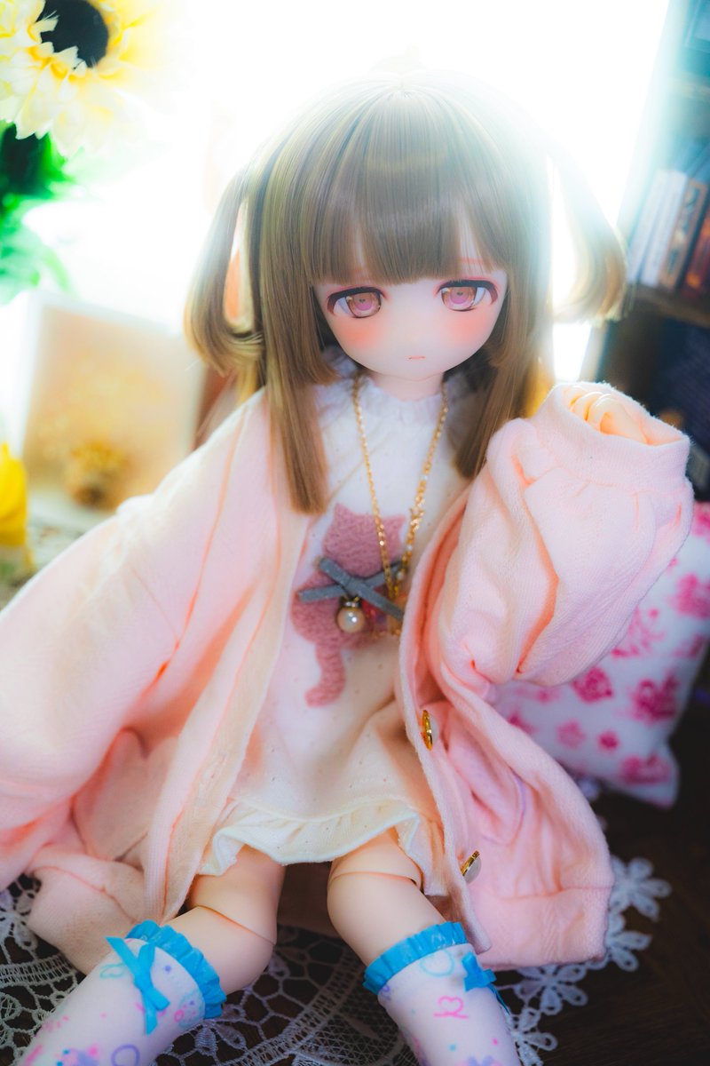 ほわほわな子出来た(​ *´꒳`*​)
 #夜っ娘 #夜アイ #ふにゃほわ服