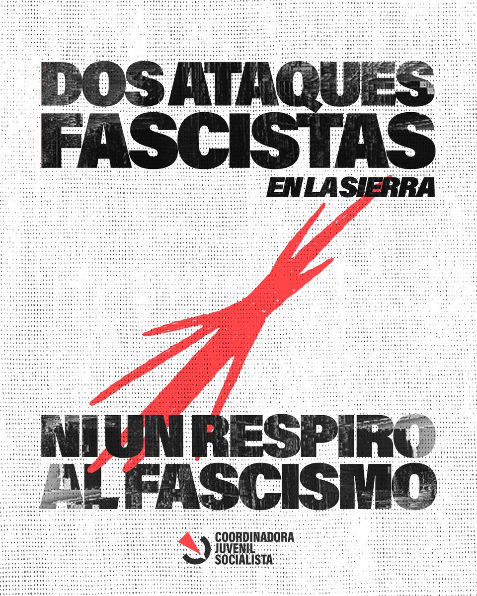 🔴 Dos ataques fascistas en la Sierra

Estos últimos días ha habido dos ataques fascistas en la Sierra, uno de ellos a un militante de <a href="/anticapiMadrid/">Anticapitalistas Madrid</a>.

Debemos estar en primera línea en la lucha contra el fascismo y no permitir su normalización.

¡Ni un respiro al fascismo!