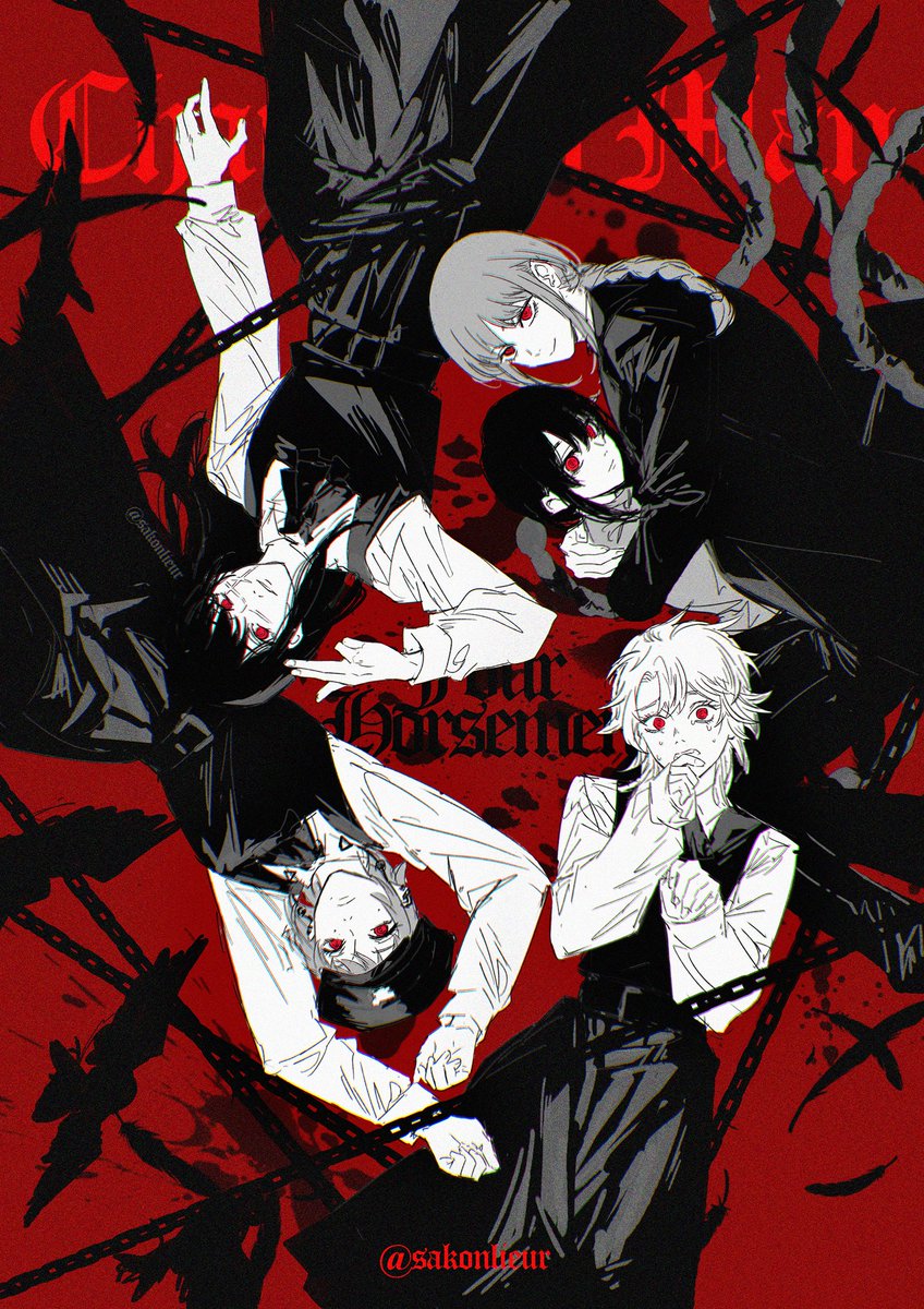 戦争の悪魔|三鷹アサ ,ヨル(チェンソーマン) 「the sisters #チェンソーマン」|SAKON🐳✨のイラスト