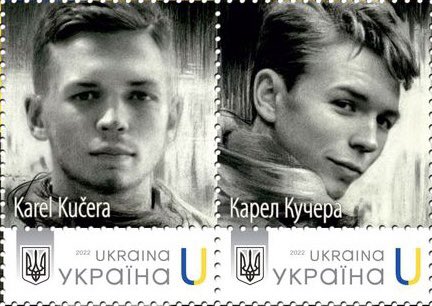 Biz_Ukraine_Mag's tweet image. Ukraine has issued a postage stamp honouring Karel Kučera, a Czech volunteer who fought against Russia’s invasion and died in battle close to Bakhmut in 2023 🇨🇿 🇺🇦