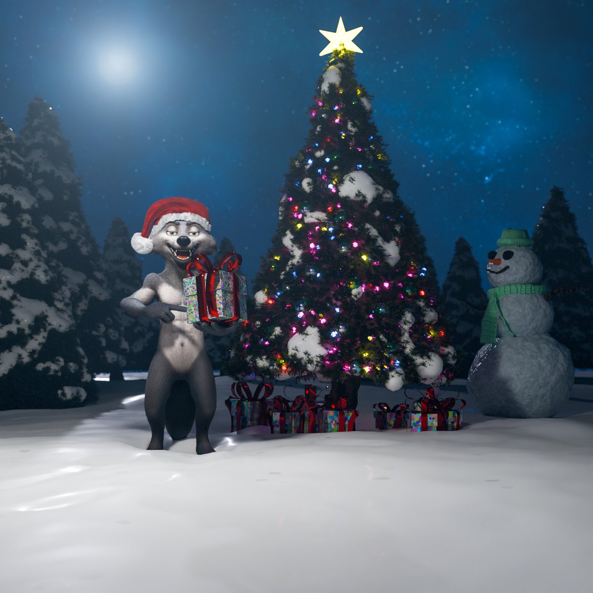 Merry Christmas to <a href="/wolfswapdotapp/">Wolfswap | Swap & Earn</a>  WOLF PACK!  🐺
As we howl into the holidays, may your swaps be merry, your rewards bountiful, and your $MOON shine bright under the mistletoe.🌙🎄
Thanks for making this year epic—here's to more wins, battles, and gains in 2026!
