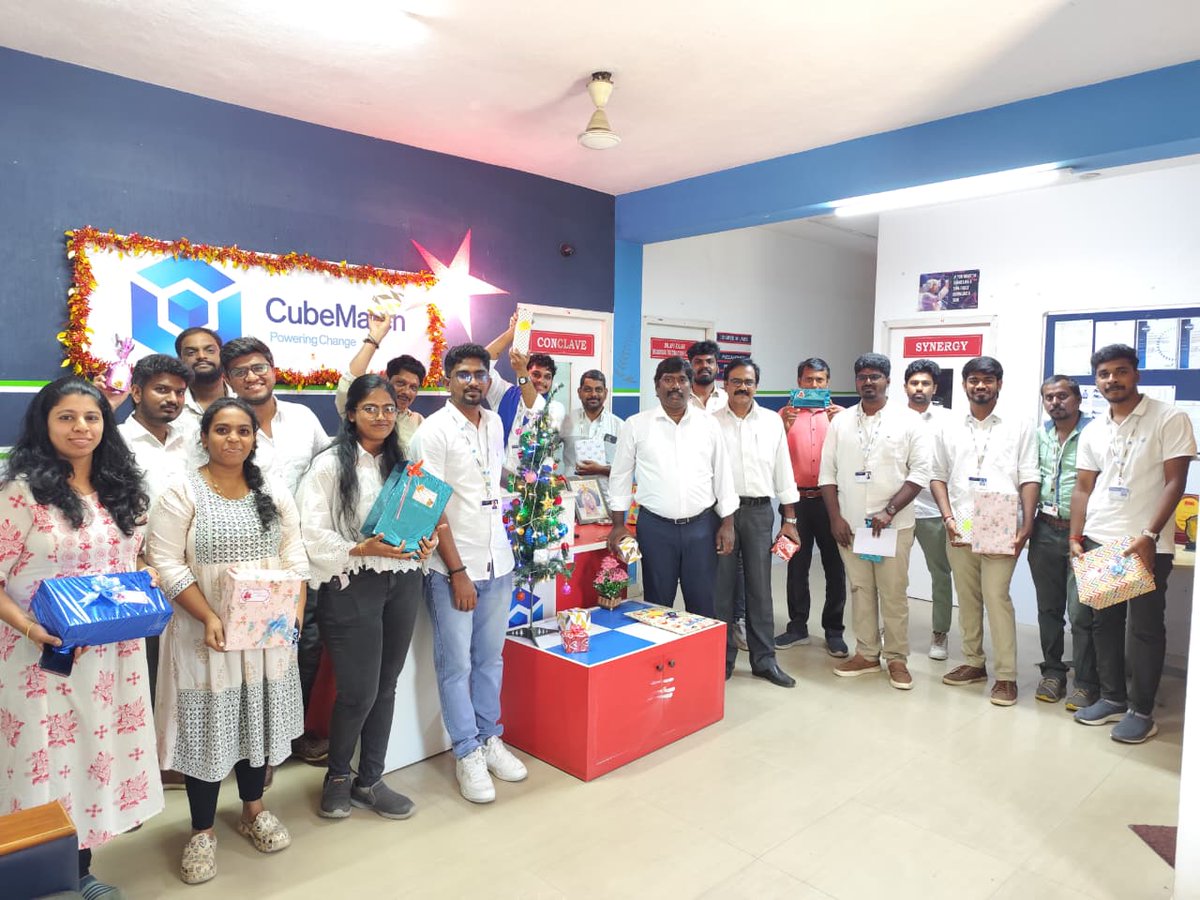 cubematch_India's tweet photo. Spreading cheer, gratitude, and festive magic.. Merry Christmas from CubeMatch! https://t.co/vNab8fqrTu