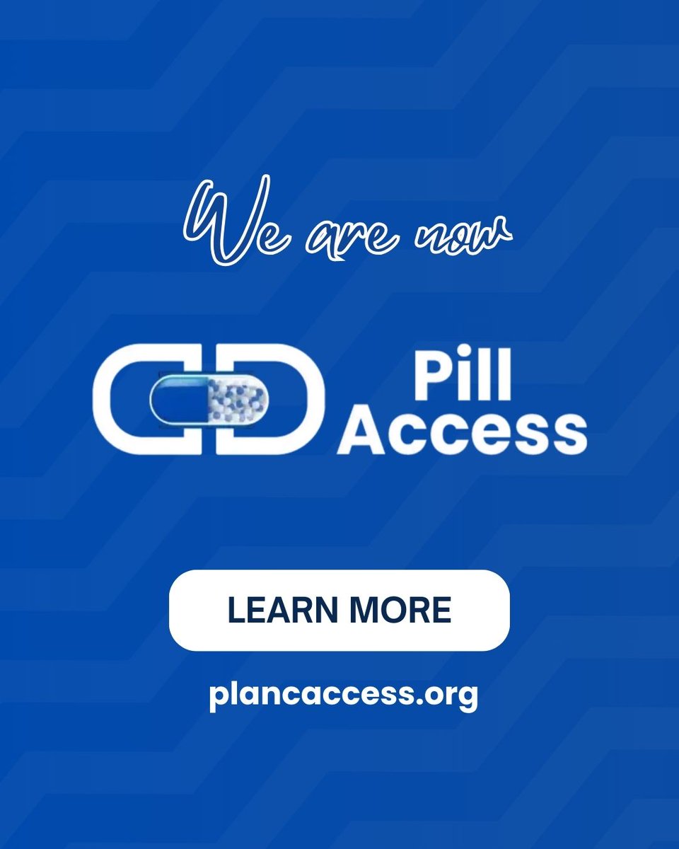 pillaccess's tweet image. ✨ We’ve rebranded! ✨
We are now Pill Access.

New name, same commitment to access, privacy, and trusted information.
Thank you for being here with us — now and always.

Visit the link in the bio.

#PillAccess #AbortionCare #ReproHealth #Trust #WomensHealth #AbortionPill
