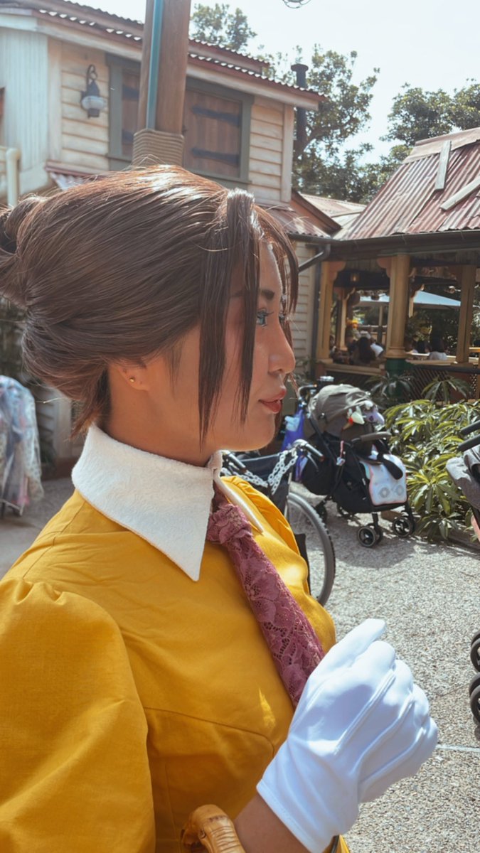 isobe56's tweet photo. 映画の途中で髪の毛が解けるシーンがあるからなるべく寄せたくて、
髪ゴムとピンの結い上げで作ったの拘り！

変態判定くらっても髪ゴム切ったら肩下ぐらいのセミロングになるよう作りたかったんだぁぁぁ😇

#伸びた伸びないは置いといて2025年自身が思う力作 https://t.co/BwU39XDBcM