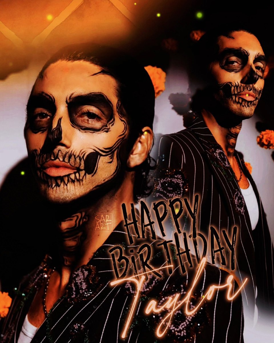 To the most caring, kind and funny man we all got to know, appreciate and love. To the talented actor and beautiful human being inside and out who always speaks for important topics and is so passionate about it. To the Papa of two cute furry sunshines. 
Happy birthday Tay 🧡🎂