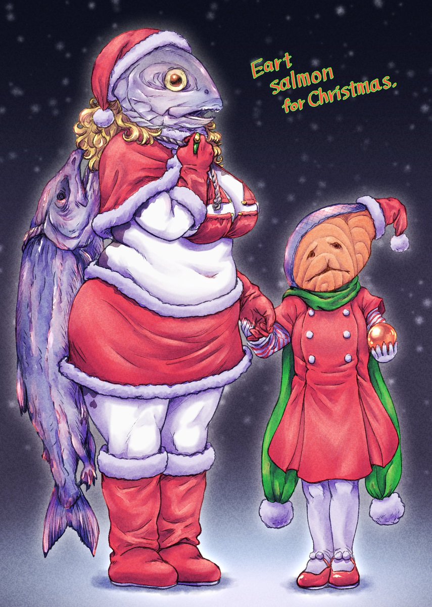 間に合った…！　今年は姉妹でニッポンのメリクリ‼︎🐮🎅