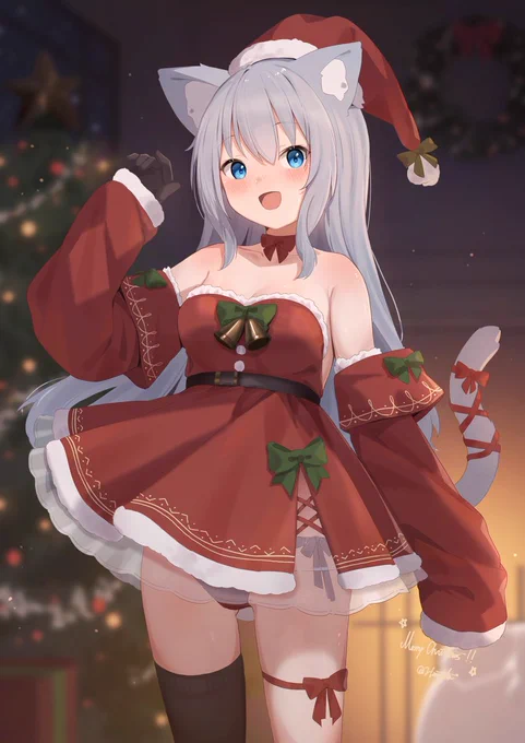 クリスマスねこちゃん