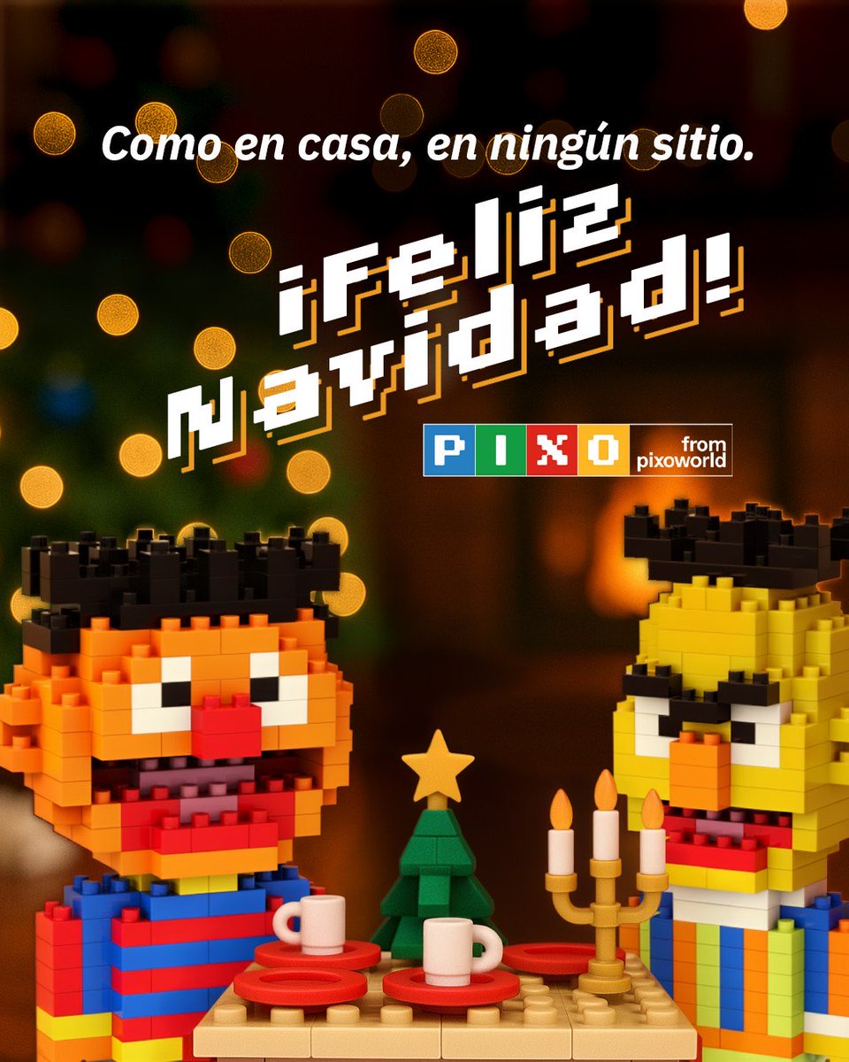 Viajar está muy bien, sí… ¿pero y lo bien que se está en casa en Navidad 🎄? ¡Felices fiestas, pixolovers😘! 

#FelizNavidad