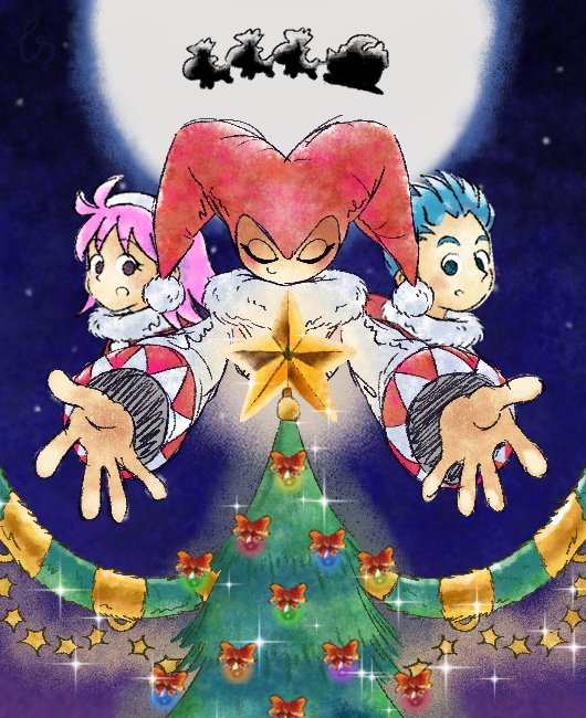 foolishsushii's tweet image. happy christmas eve! 🎄✨

#NiGHTSintoDreams #NiGHTS