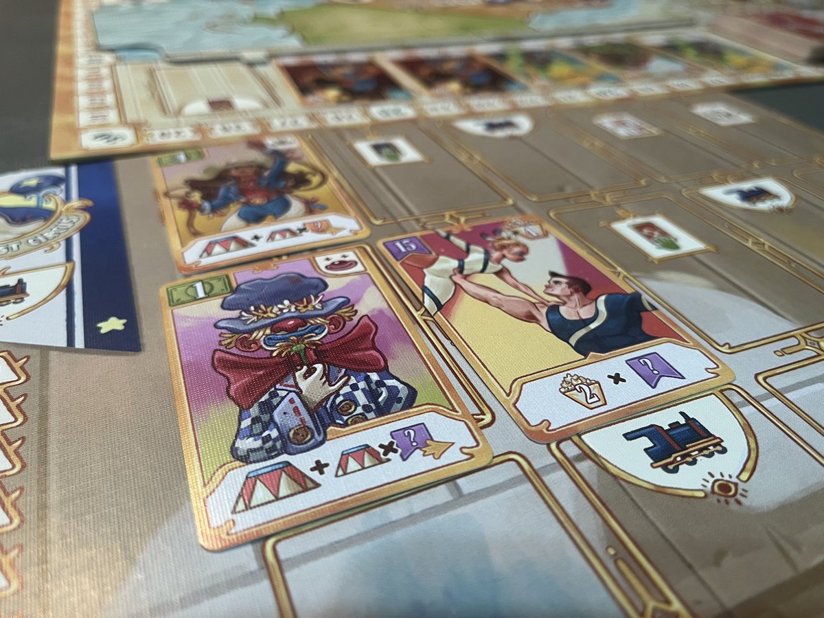 elssantto's tweet photo. Tres partidas seguidas a 3 ring circus, yo no sé porq lo han saldado si el juego funciona genial, no es súper rejugable pero bueno tampoco le vas a dar 10 partidas en un día. Muy bonito y deja buen sabor de boca. Por cierto caja súper pequeña!! @DevirIberia https://t.co/FmwmOQmJlc