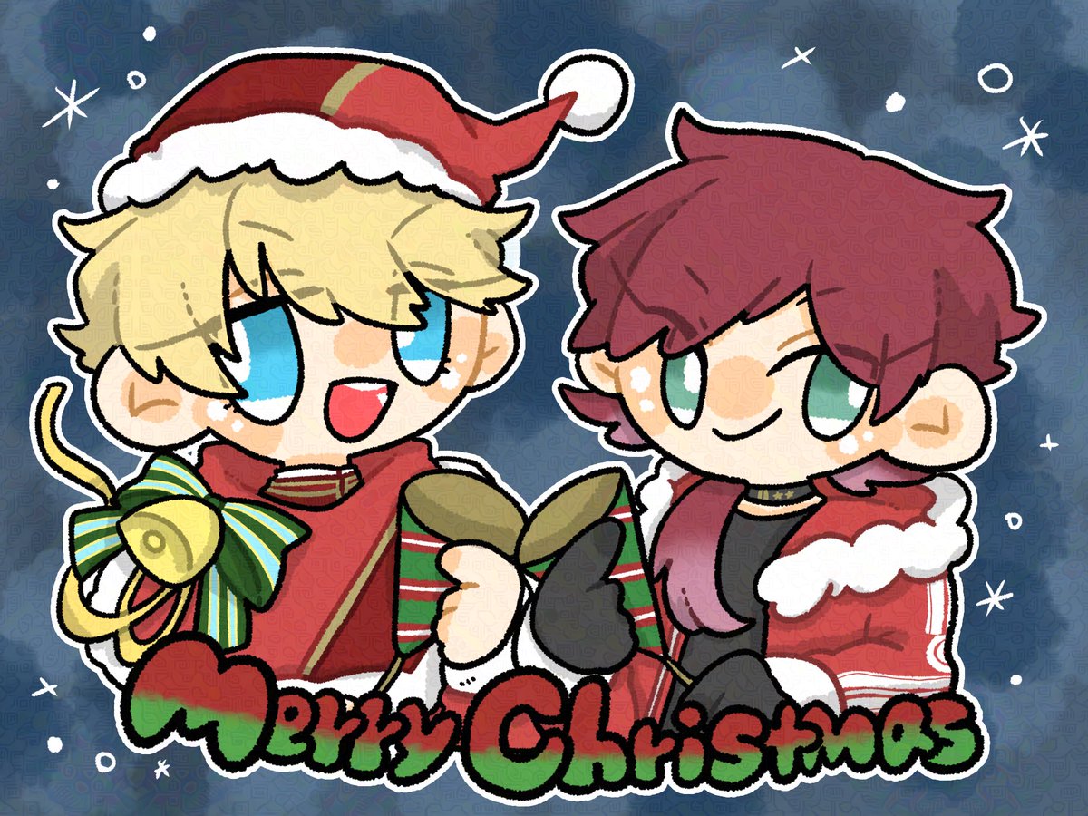 Nukiha_'s tweet image. メリクリ　いぶ

 #イロ絵す #絵クス絵画