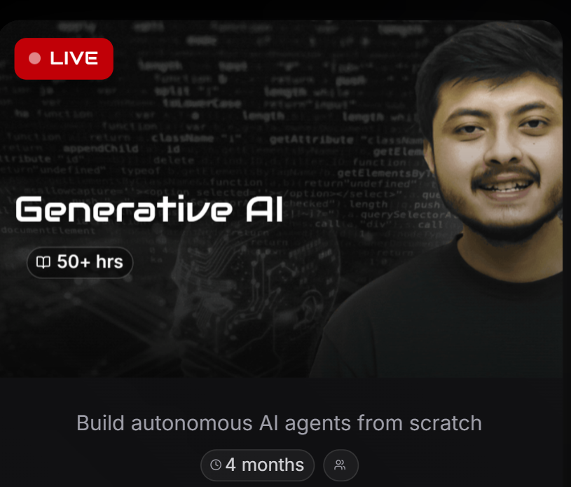Manishkumawatt's tweet photo. Lecture07 ✅Completed of #GenAI with
@rohit_negi9
Today' learn about the Code reviewer
- Know the How to build code reviewer
- learn how to write file , how to read file, and How to list file
Step by step, building smarter AI systems 🚀
#GenerativeAI #AI #DevLife #LearningIn https://t.co/5xFPVXvscT