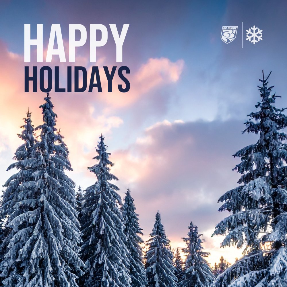 Wishing you all a Happy Holiday season from everyone at BC Rugby! 🌟☃️

Enjoy the festivities, rest up and get ready for a HUGE 2026. 👊

#BCRugby #HappyHolidays