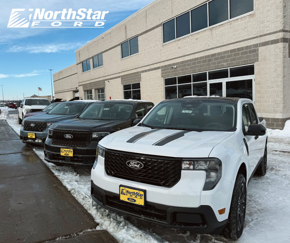 Inventory Update! We have 20+ 2025 Ford Mavericks on the lot and ready to go. Stop by NorthStar Ford and find yours today, we're open until 4PM!

#NorthStarFord #Ford #Maverick #Duluth #Minnesota #TwinPorts