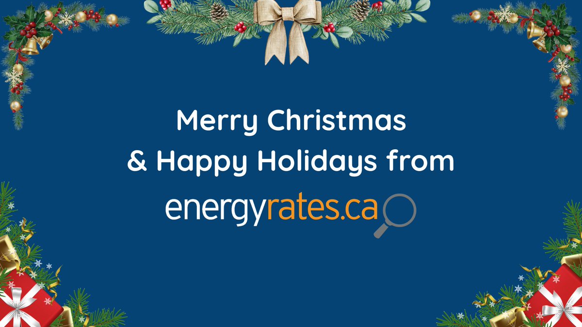 🎄Merry Christmas &amp; Happy Holidays from EnergyRates.ca!

We'd like to wish you and your loved ones a relaxing holiday season and a happy New Year!