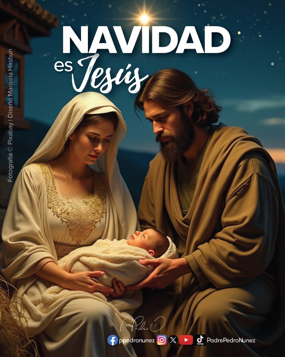 El Verbo se hizo carne y habitó entre nosotros.
Juan 1, 14