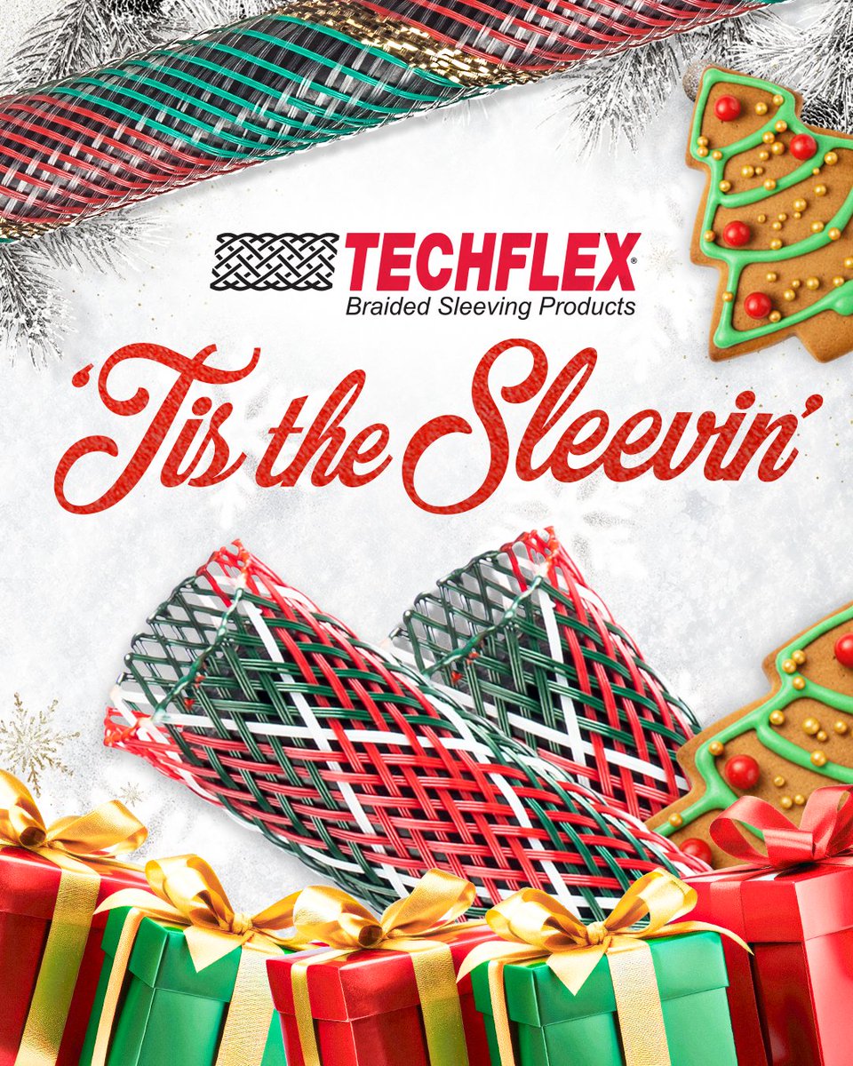 ‘Tis the sleevin’. As this holiday season wraps us in the warmth of togetherness, may your Christmas be braided with love, joy, and laughter. Happy Holidays from Techflex!