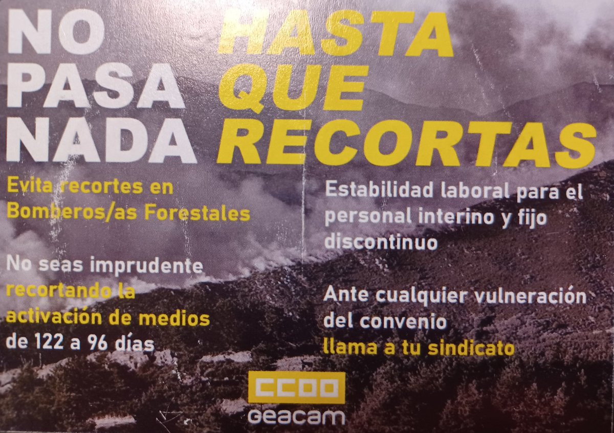 CCOO GEACAM #SalarioOConflicto tweet media