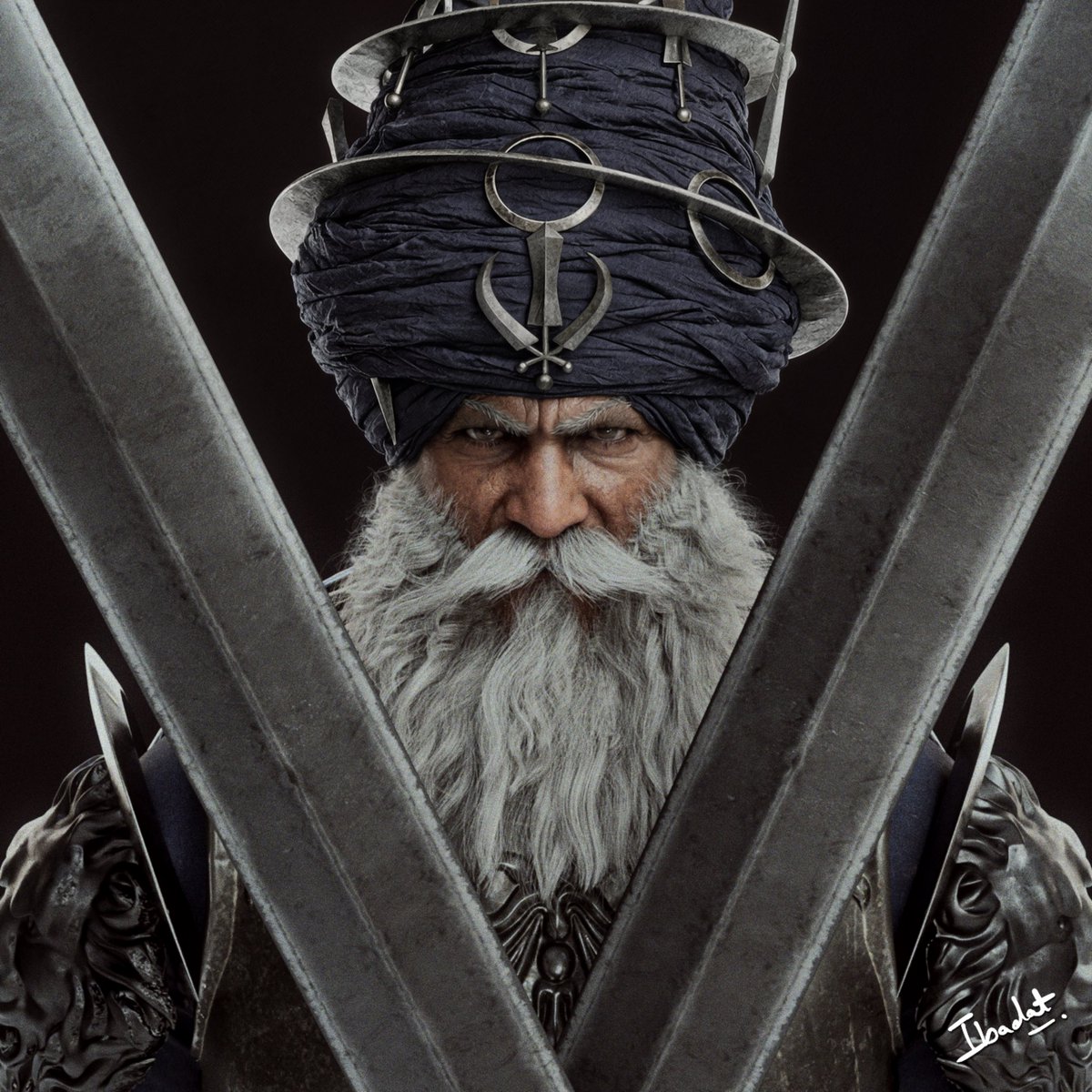 Sikh Warrior ⚔️
Made using Metahuman and Blender.