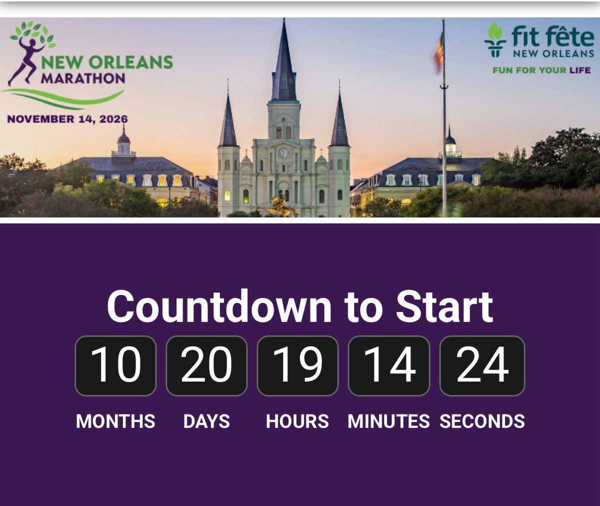 DrPeteKeough's tweet image. runsignup.com/Race/LA/NewOrl…

I needed something to motivate me to get in better shape, to be my best next December when our daughter gets married. Found it! #RunningWithDaughter #FirstMarathon