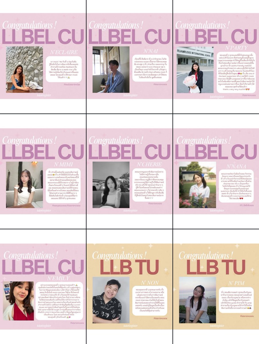 tutoringinter's tweet photo. ใครที่อยากจะเข้า #LLBel CU รอบ EARLY ADMISSION ROUND 1 ❔สำหรับน้อง ๆ #Dek69 พลาดไม่ได้กับ INTERVIEW COURSE โดยประกอบไปด้วย
ㆍLEGAL BASIC KNOWLEDGE 📂 ที่ควรรู้
ㆍLEGAL ISSUE &amp; CURRENT AFFAIRS ล่าสุด 
ㆍPERSONALIZED QUESTION PREP
โดยรุ่นพี่ LLBel 01 มีประสบการณ์สอนน้องLLBel 02&amp;03 https://t.co/lhcD8K6OfC