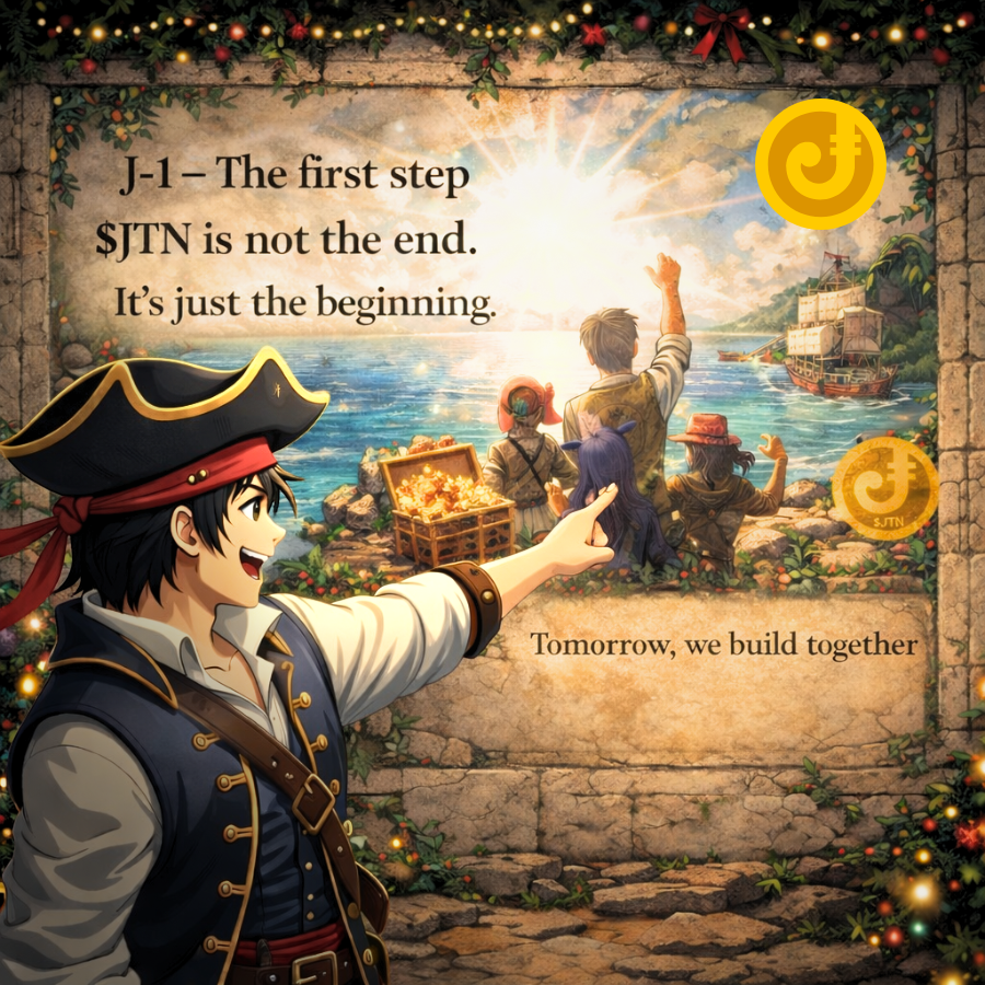 Jetons_re's tweet photo. 🎄 J-1 — The first step

$JTN is not the end.
It’s just the beginning.

Tomorrow,
we build it together.

❤️ Like • 🔁 Repost • 🔔 Follow @jetons_re

#JTN #Web3 #Crypto #Solana #Community #Launch https://t.co/3qiGKiUZA5