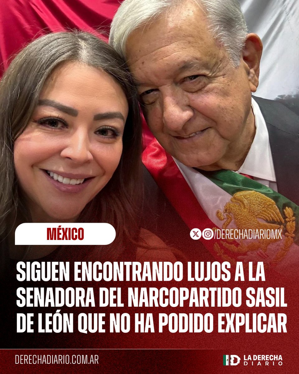 DerechaDiarioMX's tweet photo. 🇲🇽 | ASQUEROSAMENTE MILLONARIA: La mentirosa senadora del narcopartido Sasil de León, posee no solo calzado de lujo, también joyas de más de 1 millón de pesos en cada brazo y un escandaloso crédito hipotecario de 330 millones de pesos pese a tener un salario de 100 mil mensuales. https://t.co/SlQJfXT7U1