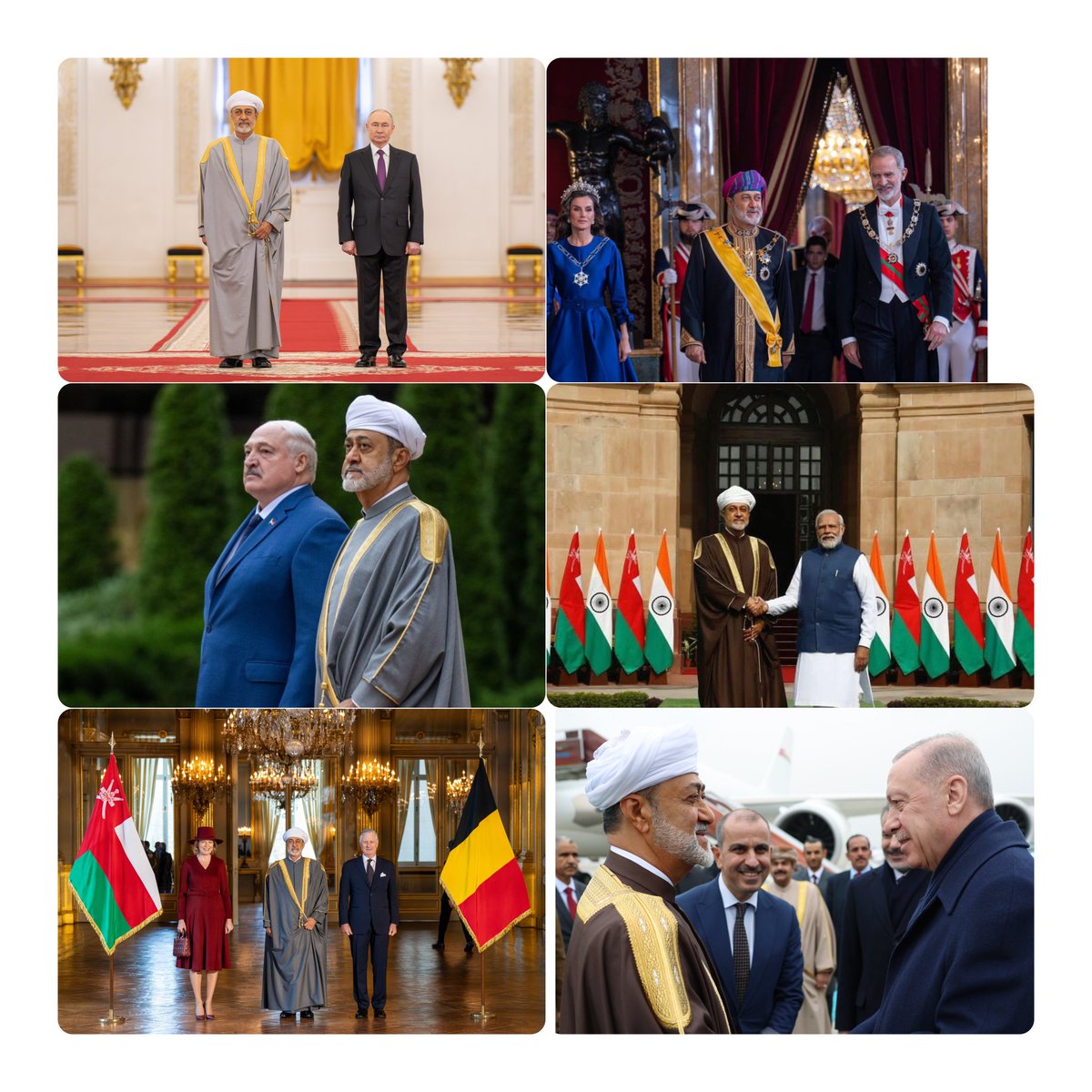 adnanoom's tweet photo. #شراكه_تربطنا_بالعالم | قائد يحمل على عاتقه رؤية وطن متجدد🇴🇲

🔹️يرتحل من عاصمة إلى عاصمة ومن عقد قمة إلى قمة حاملا طموحات الوطن ✈️

🔹️ يستقبل ويلتقي برؤساء الدول وكبار رجال الأعمال، لبناء شراكات مؤثرة 🤝

🔹️ يصنع تحالفات جديدة ويعرف العالم بعُمان كوجهة استثمارية واعدة 📈

🔹️يشرف بنفسه على توقيع الاتفاقيات تجسيدا للثقة والالتزام ✍️

🔹️ مؤمن بأن التنمية الحقيقية تصنع بالعمل الدؤوب والجهد والتواصل المباشر ✨