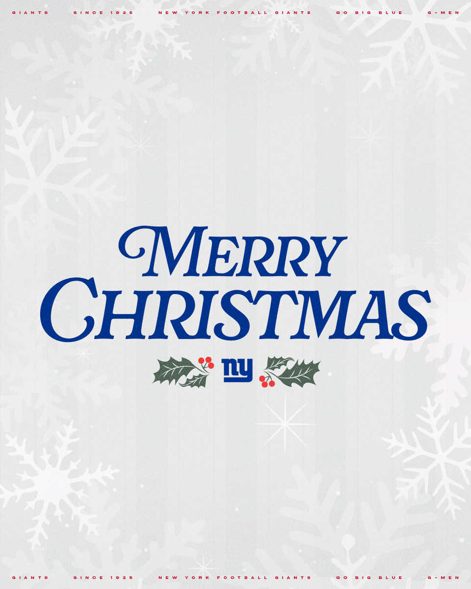 Giants's tweet image. Merry Christmas! 🎄
