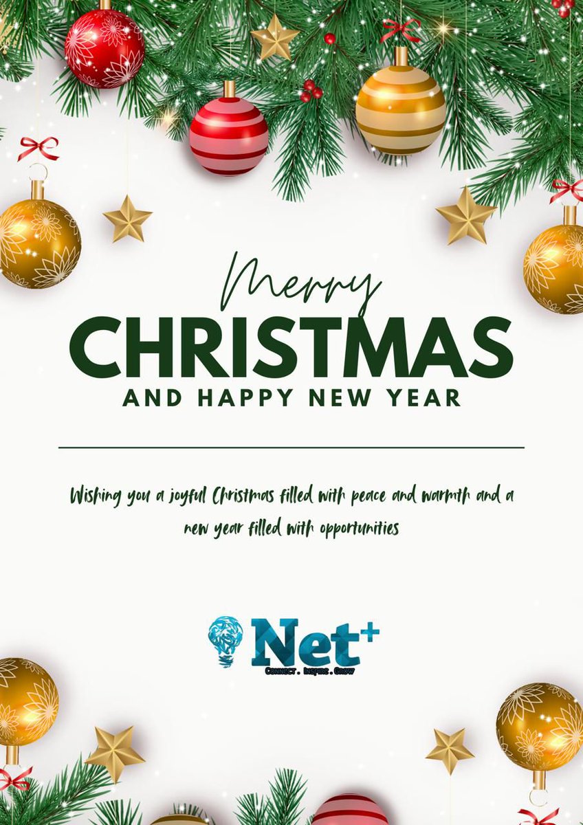 KenyaNetplus's tweet photo. Happpy holidays everyone 🎉🥳

On behalf of Netplus and its counterparts across Kenya and beyond 😌🙂‍↕️

We wish you the best holiday weekend and a very special and blessed new year 💕 full of love, hope and more blessings. https://t.co/j4y6xhE782