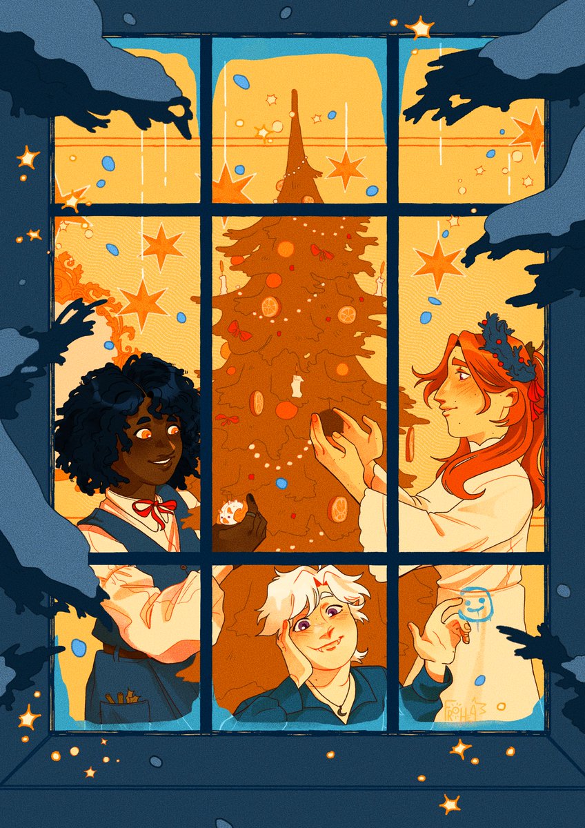 Froheart's tweet photo. Merry xmas everyone ✌️

#originalcharacterart #originalcharacters https://t.co/GJUgdJ3MAF