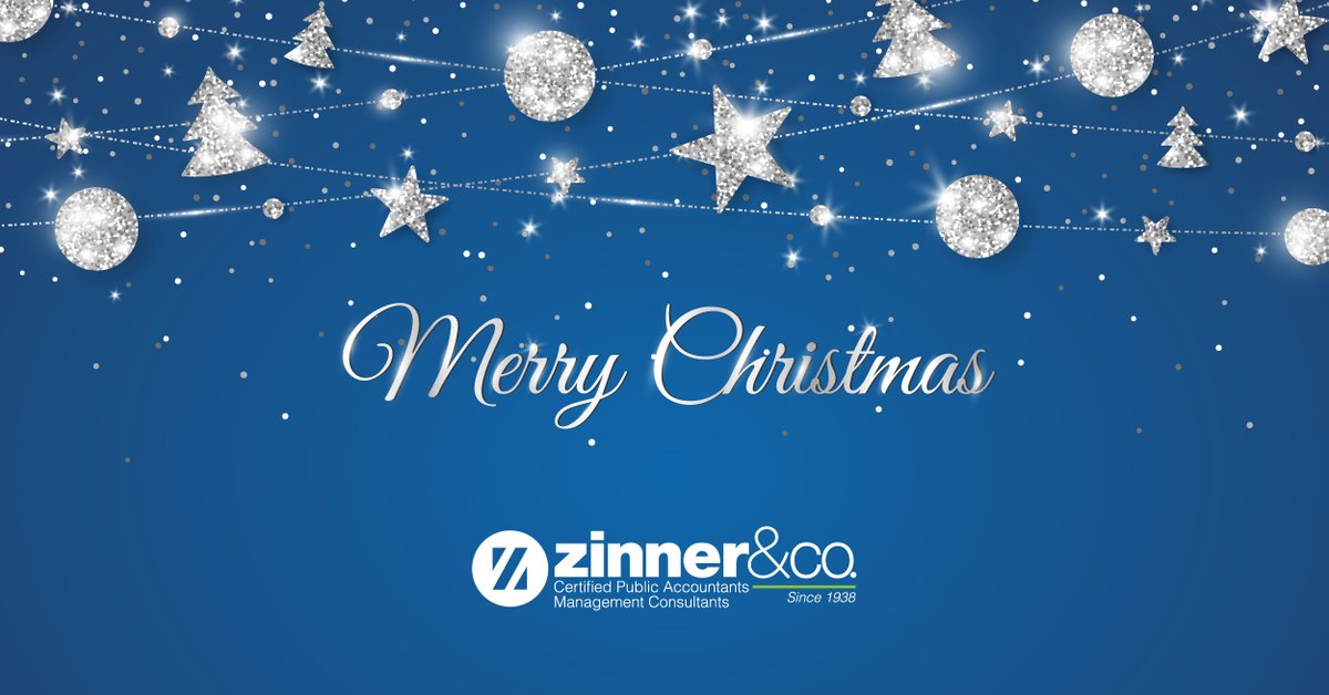 From everyone at Zinner &amp; Co., we wish you a Merry Christmas! May your holidays be filled with warmth, laughter, and special memories with loved ones.