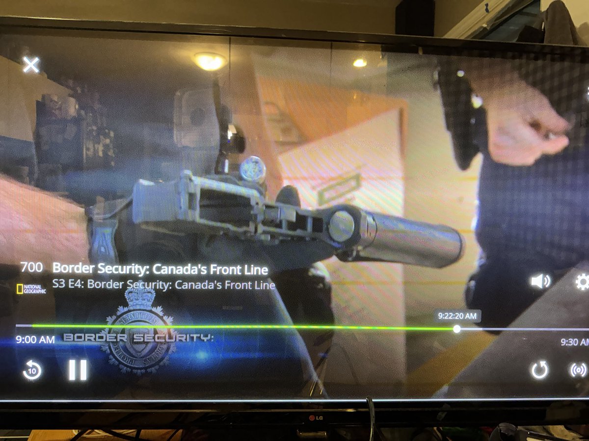 QueerInBC's tweet image. I heard from @TodMaffin that guns are smuggled into Canada. This show, Border Security: Canada’s Front Line, makes it real. Canada is so much safer due to these efforts but many weapons slip through.