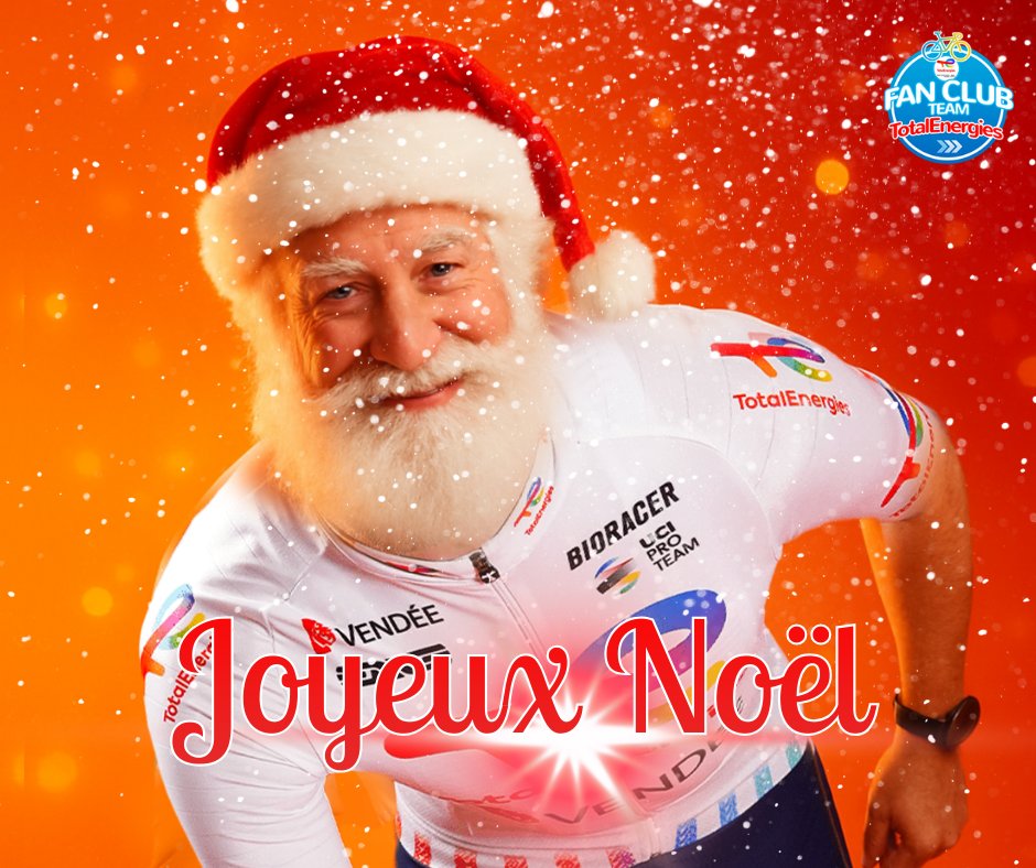 Le <a href="/FCTeamTotalEnrj/">Fan Club Team TotalEnergies</a> vous souhaite un Joyeux Noël 🎅
#AllezTotalEnergies #joyeuxnoel