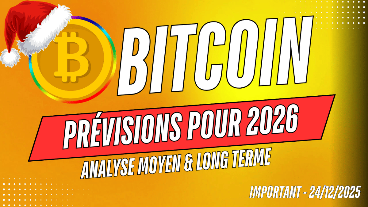 BITCOIN &amp; CRYPTO LES PRÉVISIONS POUR 2026 🔥 ANALYSE MOYEN &amp; LONG TERME ! ✅

Vidéo disponible içi :
👉 youtu.be/3CkoQwazG8A

- Commentez ma vidéo sur YouTube ✅
- Partagez et retweetez à fond 

🔥

$BTC #bitcoin #bullrun #Crypto