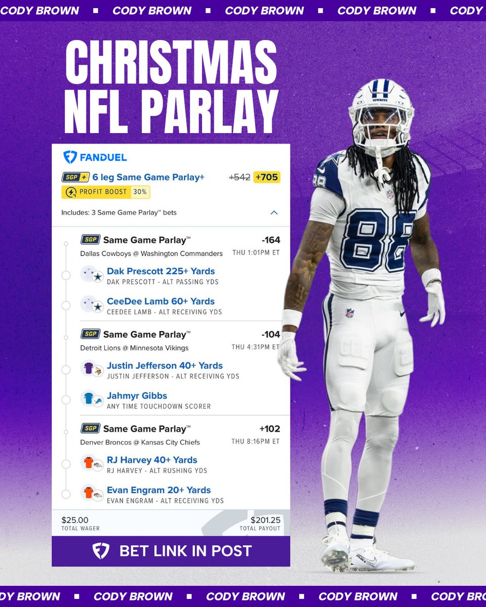 Cody Brown Bets tweet media
