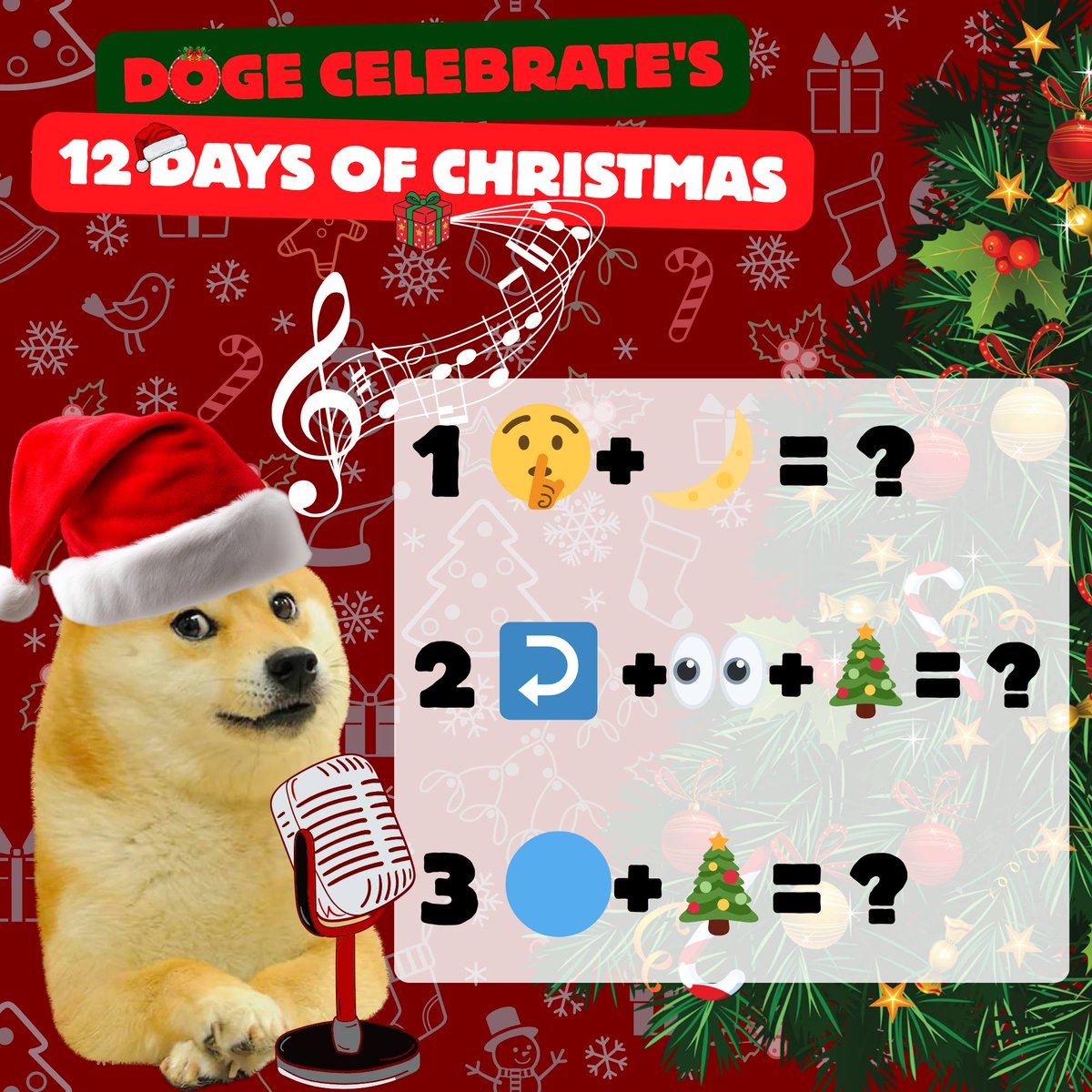 ownthedoge's tweet image. 12 Days of Christmas: Day 11🎄 

Today's gift is $30 in $DOG, $COCORO and $DOGE 

Like, share &amp;amp; comment with these Christmas hits