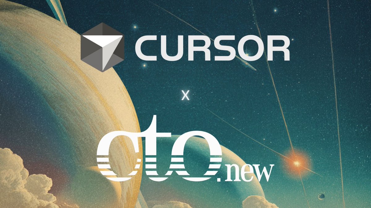 Cursor and cto.new integration graphic
