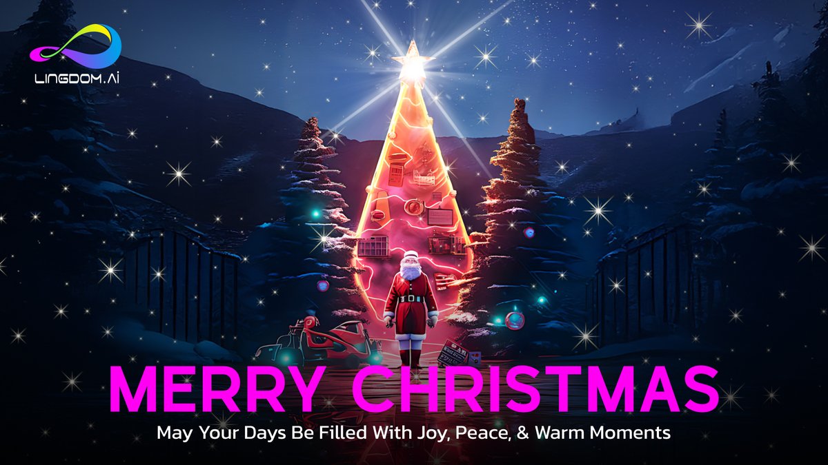 LingDom_Ai's tweet photo. 🎄 Merry Christmas from https://t.co/PXEou3NOxd ✨

As the year comes to an end, we celebrate more than a holiday we celebrate connection, creation, and intelligent growth.
May this season bring you:
✨ Peace in reflection
✨ Joy in progress
✨ Warmth in every moment

https://t.co/PXEou3NOxd will continue to work 24/7, powering global commerce with AI so you can rest, dream, and grow into the year ahead.

🎁 Wishing you a joyful Christmas and a smarter tomorrow.

📢Telegram Channel: https://t.co/hKxPovHGJj 
🗨️Telegram Chat: https://t.co/I2TzV9bhqf 

#LINGDOMAI #MATRIXAI #AICOMMERCE #WEB3