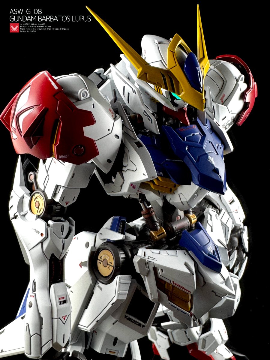 ホビージャパン'26年2月号にて、MG バルバトスルプスの作例を担当しま