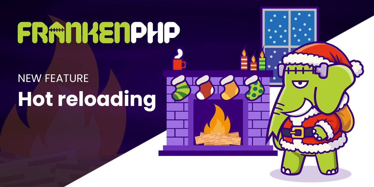 🎄 Merry Christmas #PHP developers! 🎁

FrankenPHP 1.11 is out now!

🔥 Native Hot Reload (HMR)
🪵 Structured Logging
🚀 Improved Performance

🧸 PLUS: "Le Monstre" plushies are available for <a href="/ApiPlatform/">API Platform</a> Con attendees! (Everyone else: Early 2026!)

Unwrap it here (blog post,