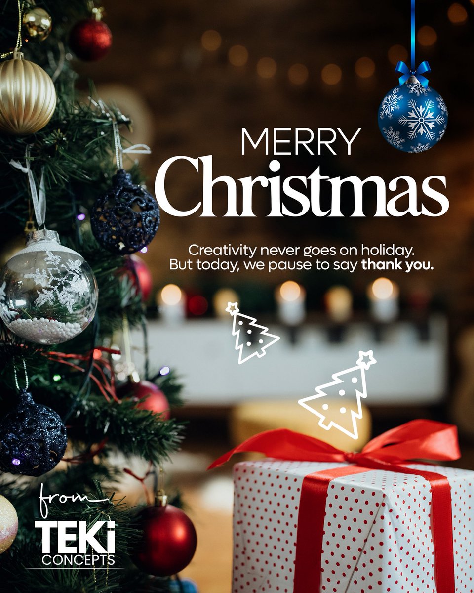 tekiconcepts's tweet photo. From us to you, #MerryChristmas https://t.co/03UluBEDsq