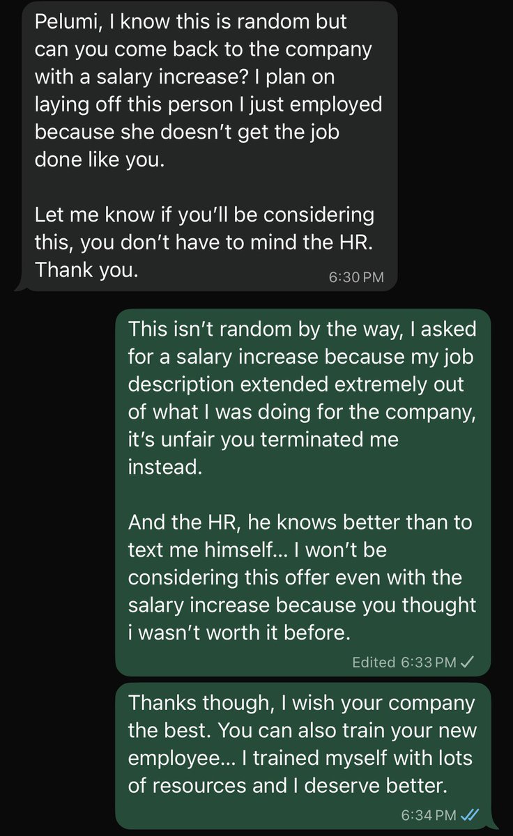 Oluwapelumi_SMM's tweet image. This happened yesterday by the way, around this time.😂🫵

I Dey gatekeep my dignity like mad.