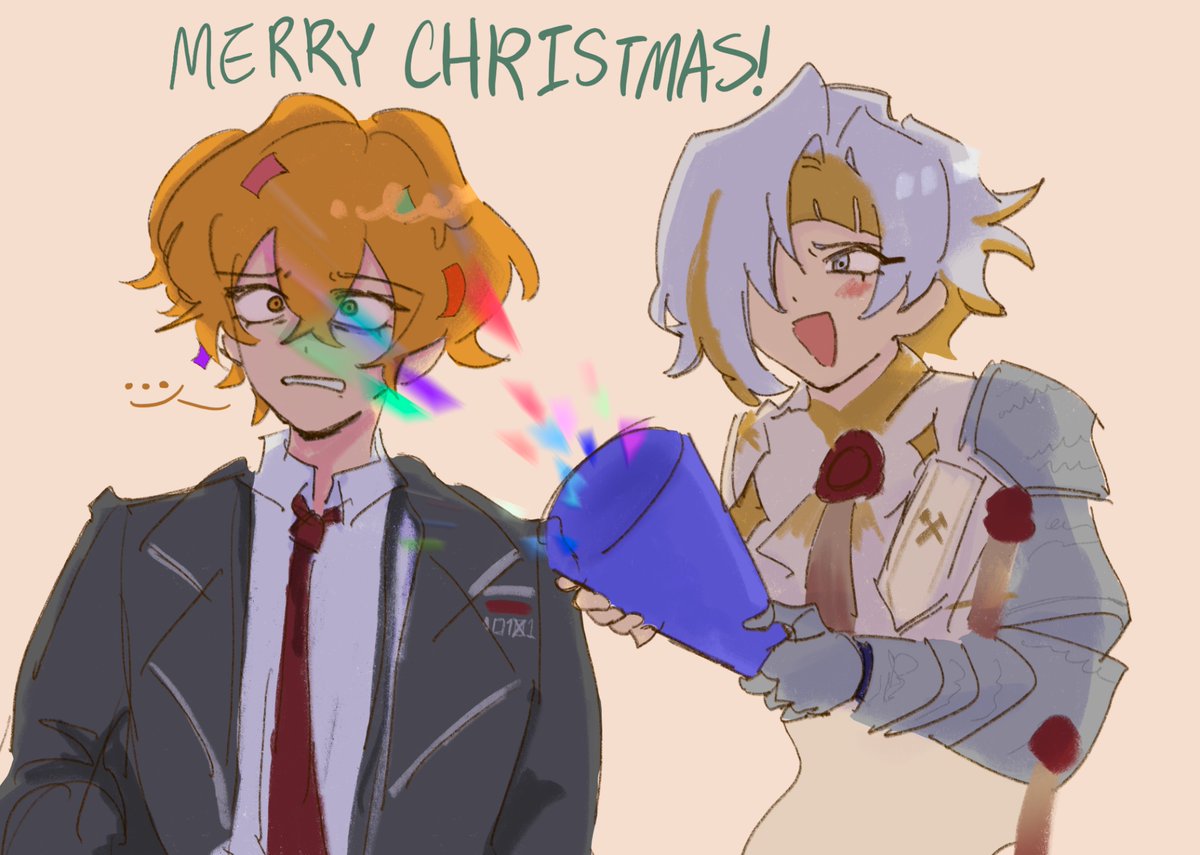 tsuyomii1's tweet image. obligatory sinclair christmas #LimbusCompany  #MerryChristmas2025