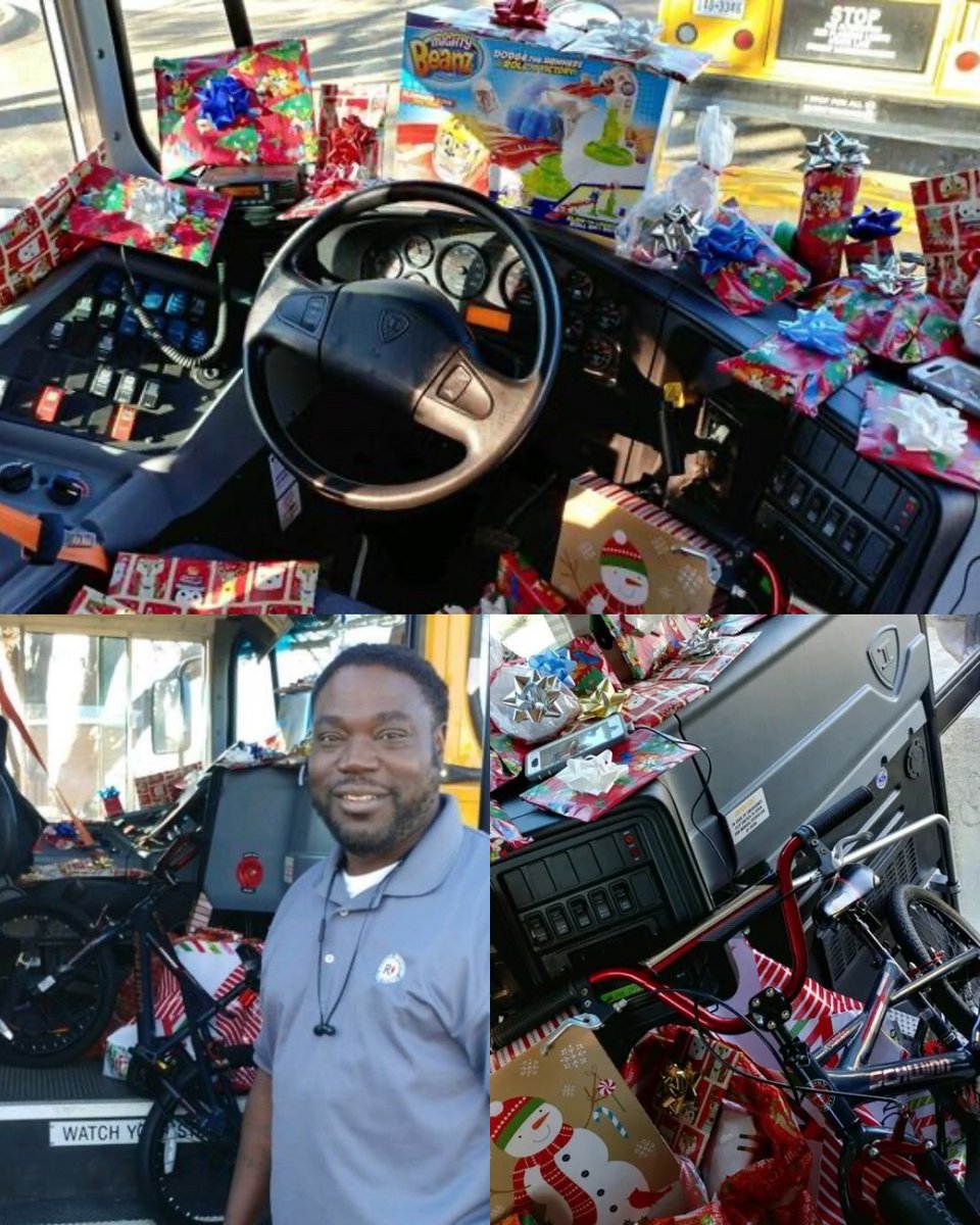 JamesLucasIT's tweet image. Curtis Jenkins, an elementary school bus driver, asked all 70 kids on his route what they wanted for Christmas and got each a gift.