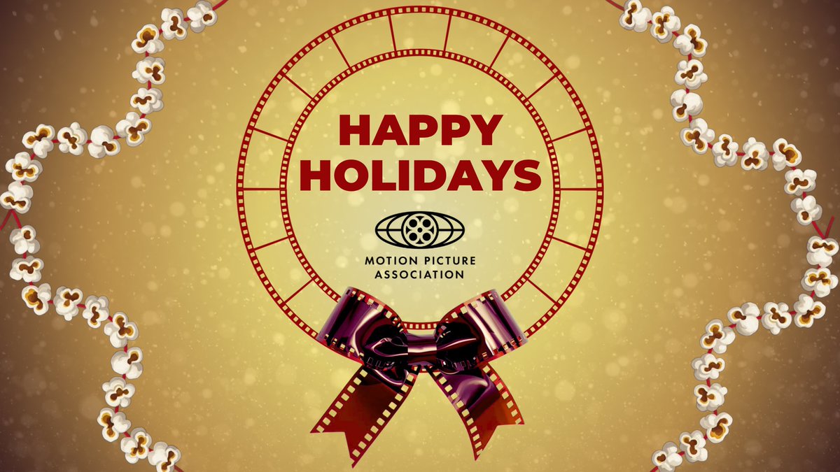 motionpictures's tweet image. Happy Holidays from the MPA! 
🎬🎁🎉