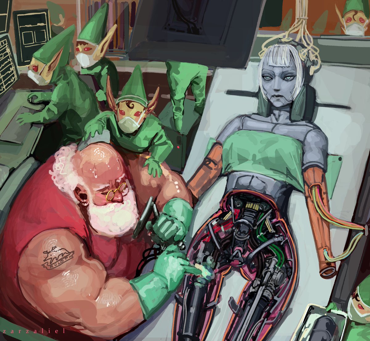 zarzaliel's tweet image. Christmas presents grow more demanding every year.